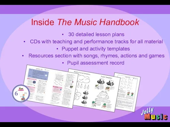 Inside The Music Handbook 30 detailed lesson plans CDs with teaching and