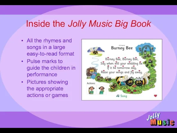 Inside the Jolly Music Big Book All the rhymes and songs in