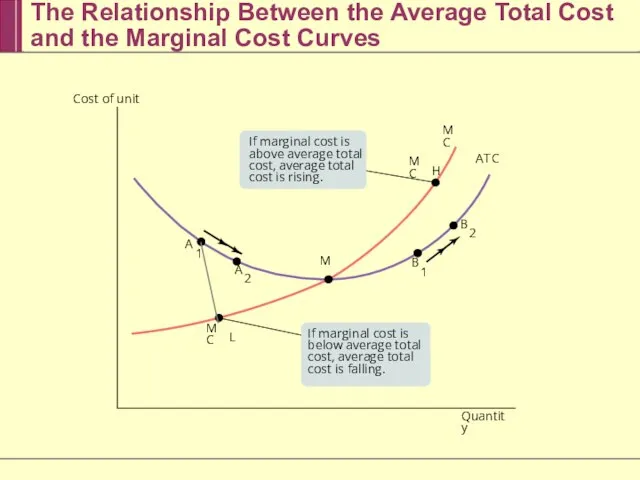 The Relationship Between the Average Total Cost and the Marginal Cost Curves