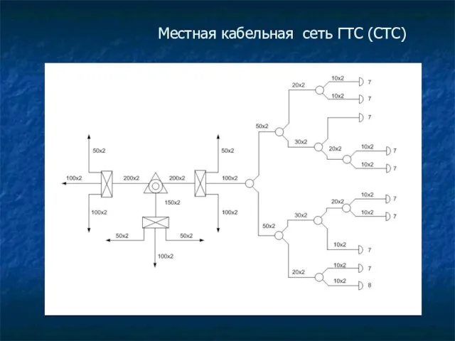 Местная кабельная сеть ГТС (СТС)