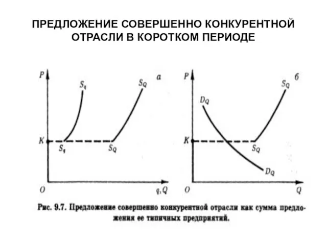 ПРЕДЛОЖЕНИЕ СОВЕРШЕННО КОНКУРЕНТНОЙ ОТРАСЛИ В КОРОТКОМ ПЕРИОДЕ