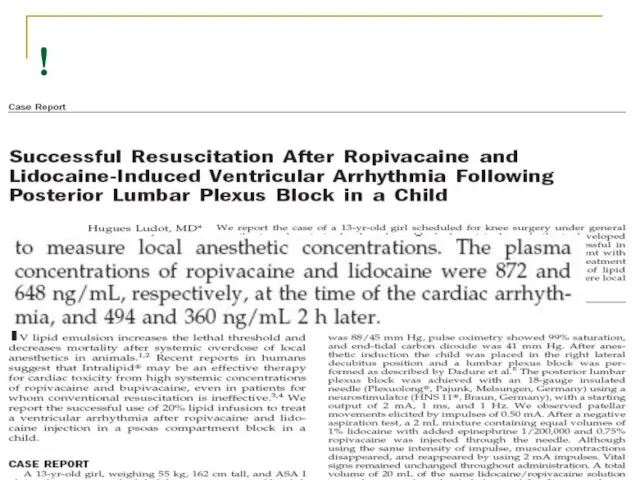 ! Ludot, H., J. Y. Tharin, et al. (2008). "Successful resuscitation after