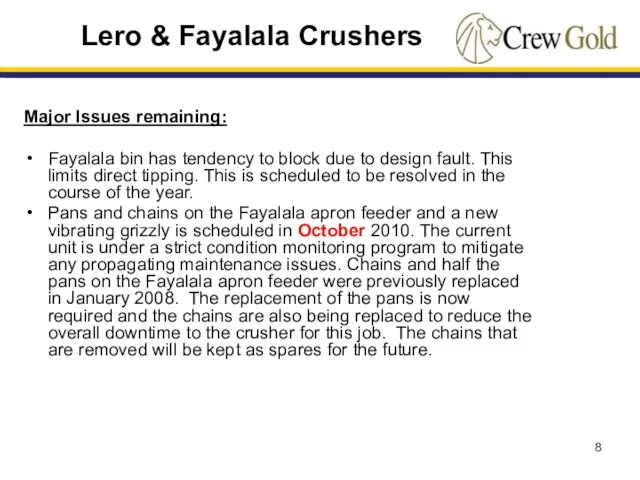 Major Issues remaining: Fayalala bin has tendency to block due to design