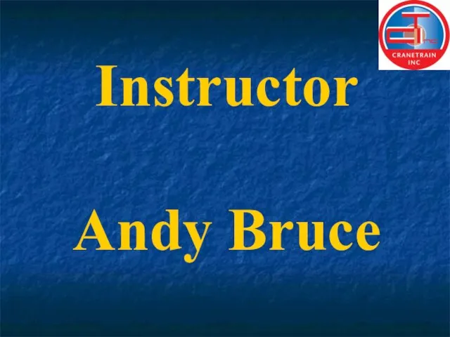 Instructor Andy Bruce