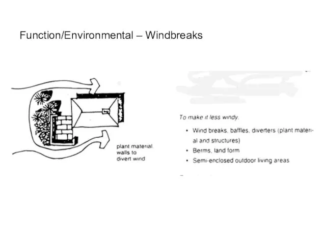 Function/Environmental – Windbreaks