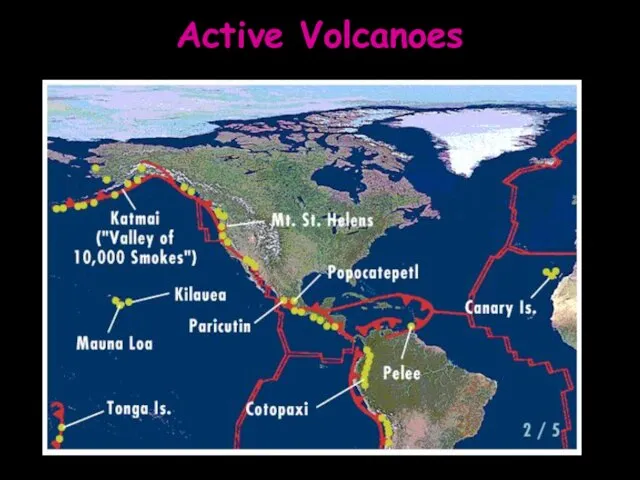 Active Volcanoes