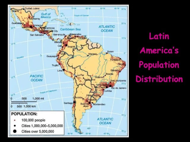 Latin America’s Population Distribution