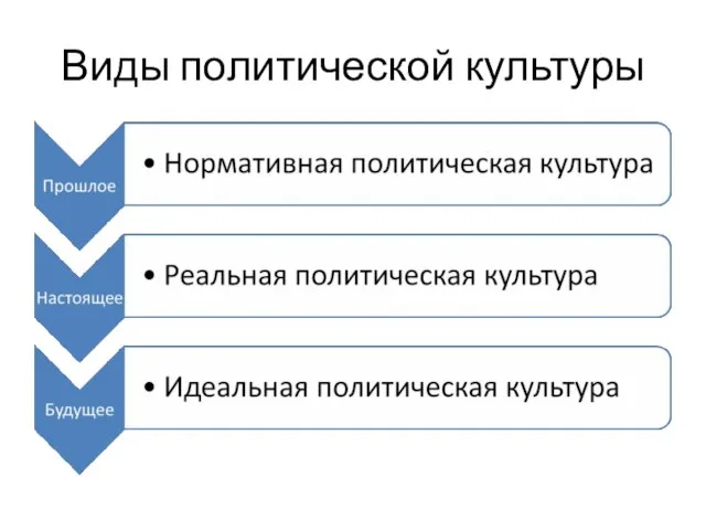 Виды политической культуры