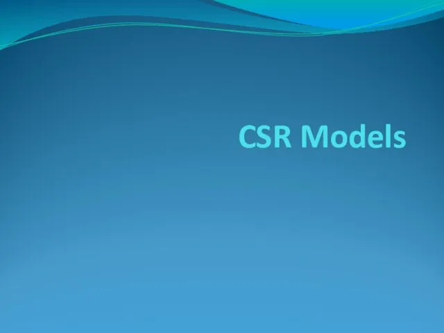 CSR Models