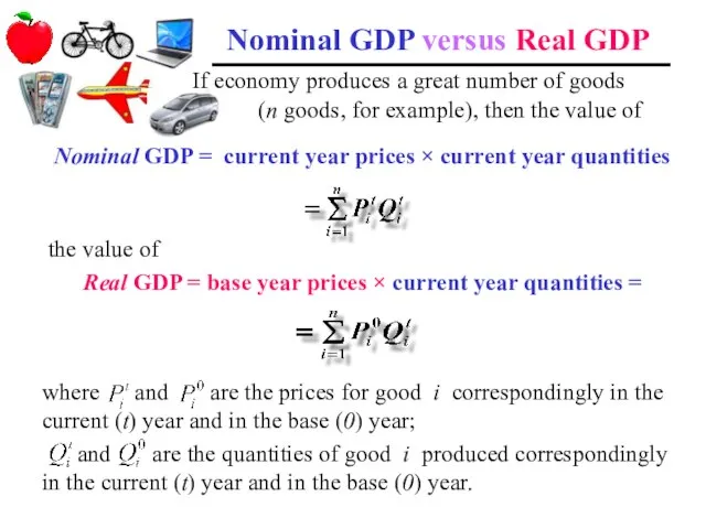 If economy produces a great number of goods (n goods, for example),