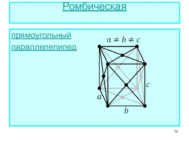 Ромбическая прямоугольный параллелепипед