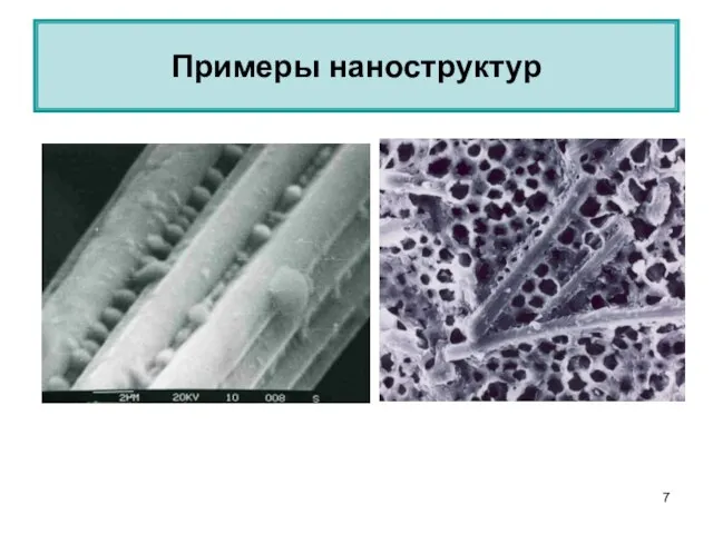 Примеры наноструктур