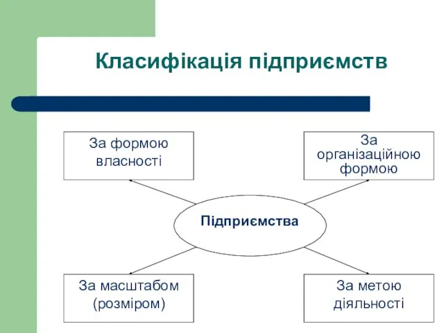 Класифікація підприємств