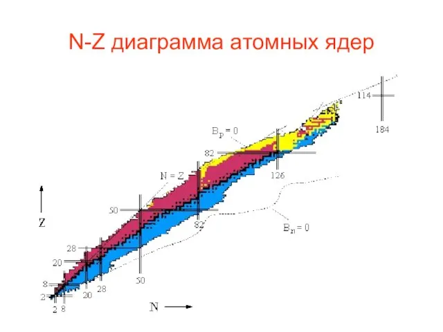 N-Z диаграмма атомных ядер