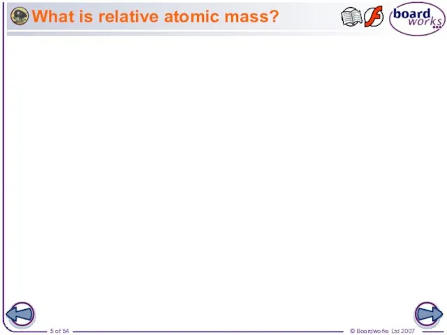 What is relative atomic mass?