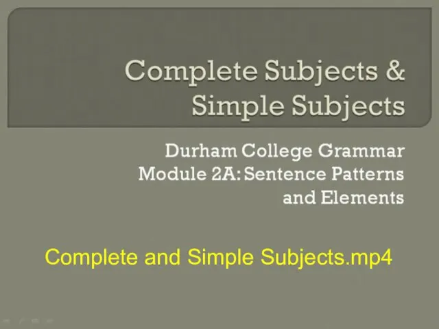 Complete and Simple Subjects.mp4