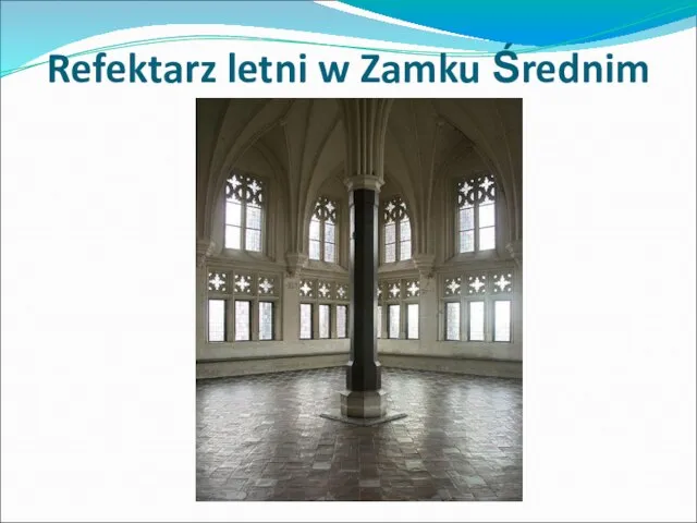 Refektarz letni w Zamku Średnim