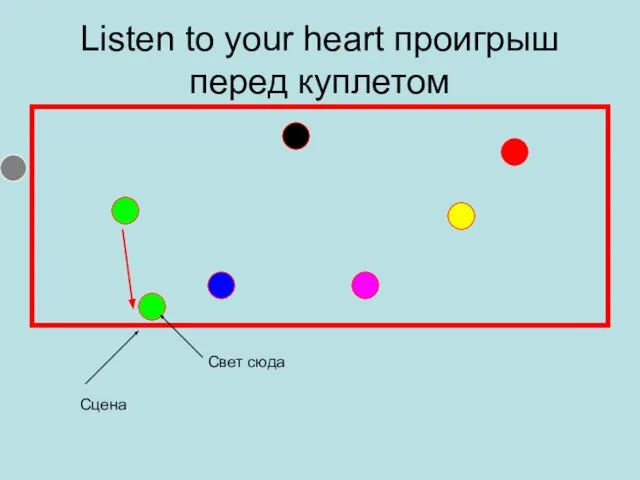 Listen to your heart проигрыш перед куплетом Сцена Свет сюда