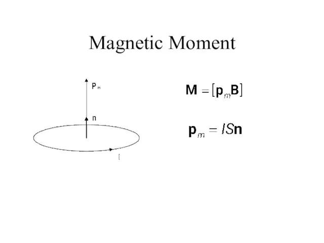 Magnetic Moment