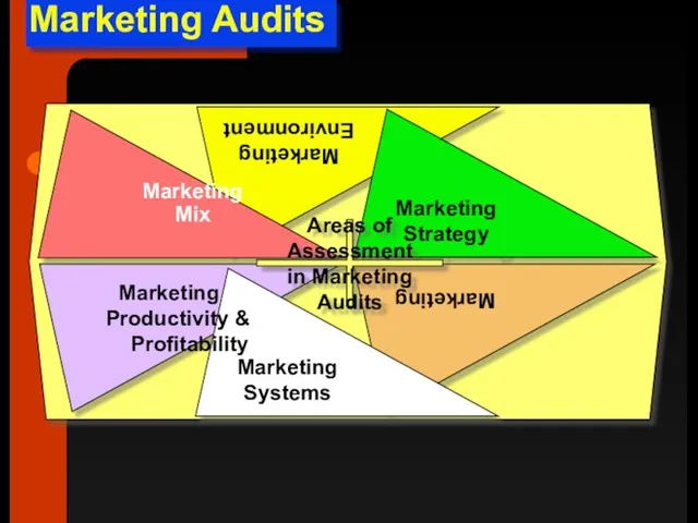 Marketing Audits Marketing Productivity & Profitability Marketing Mix