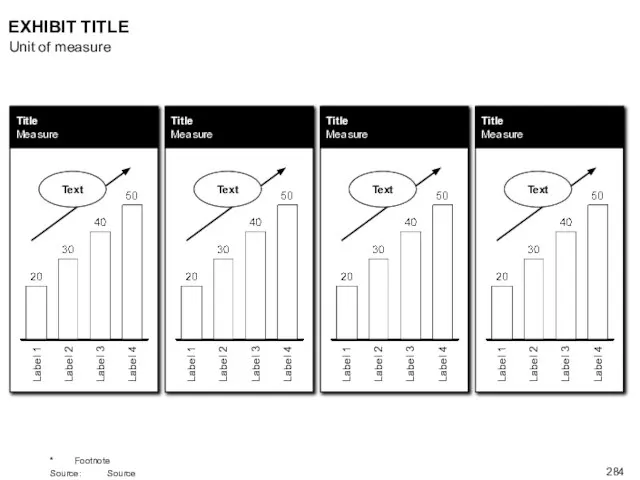 EXHIBIT TITLE * Footnote Source: Source Title Measure Label 1 Label 2