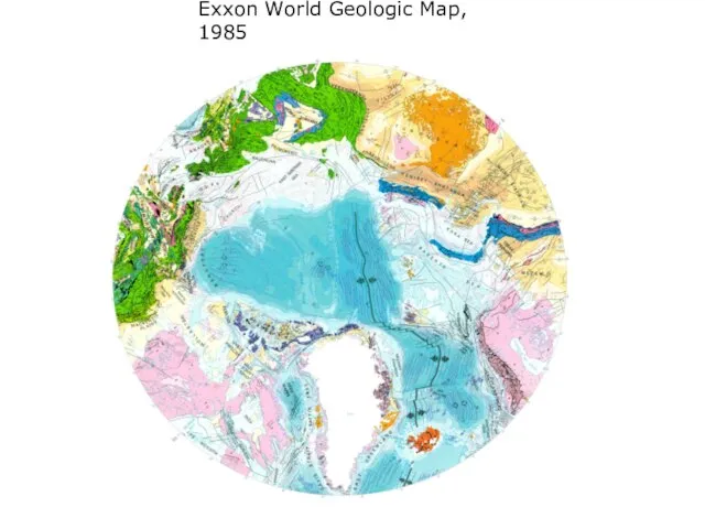 Exxon World Geologic Map, 1985