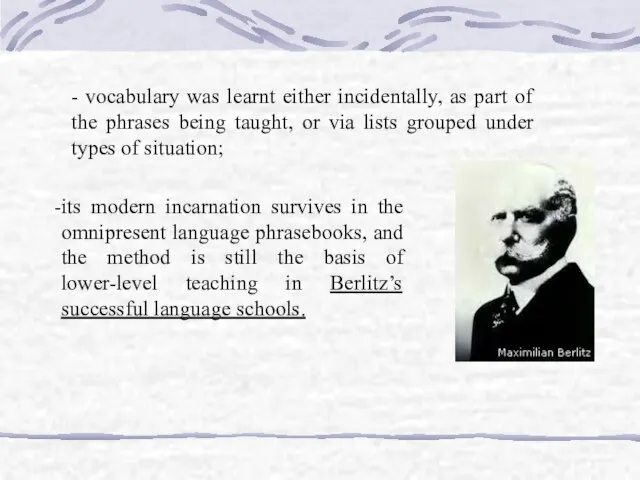 - vocabulary was learnt either incidentally, as part of the phrases being