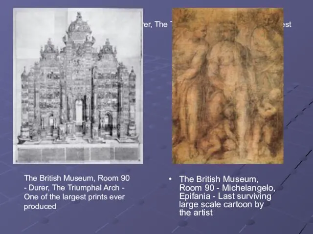 The British Museum, Room 90 - Durer, The Triumphal Arch - One