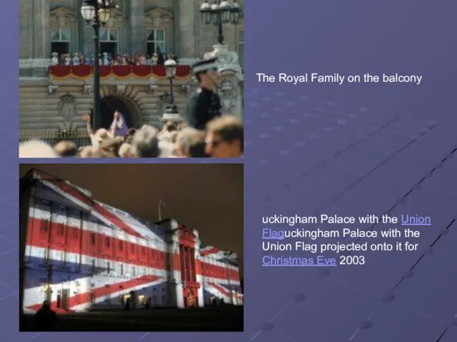 The Royal Family on the balcony uckingham Palace with the Union Flaguckingham