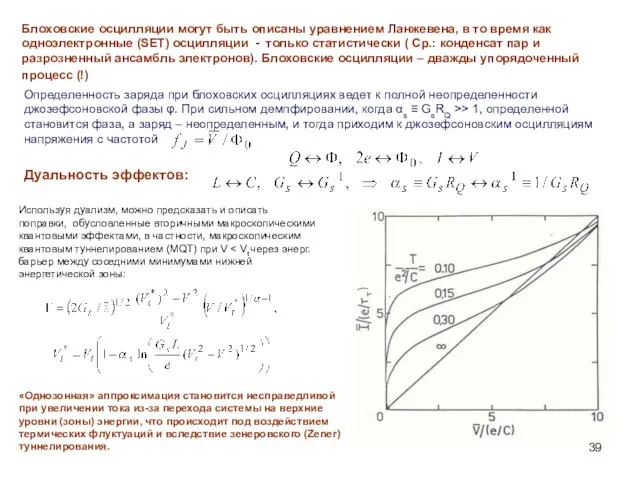 Блоховские осцилляции могут быть описаны уравнением Ланжевена, в то время как одноэлектронные