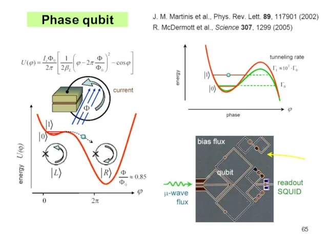 Phase qubit
