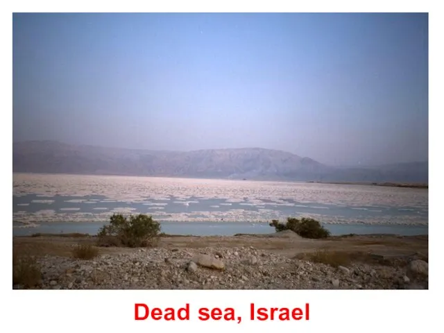 Dead sea, Israel