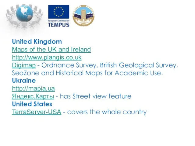 United Kingdom Maps of the UK and Ireland http://www.plangis.co.uk Digimap - Ordnance