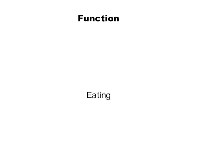 Function Eating