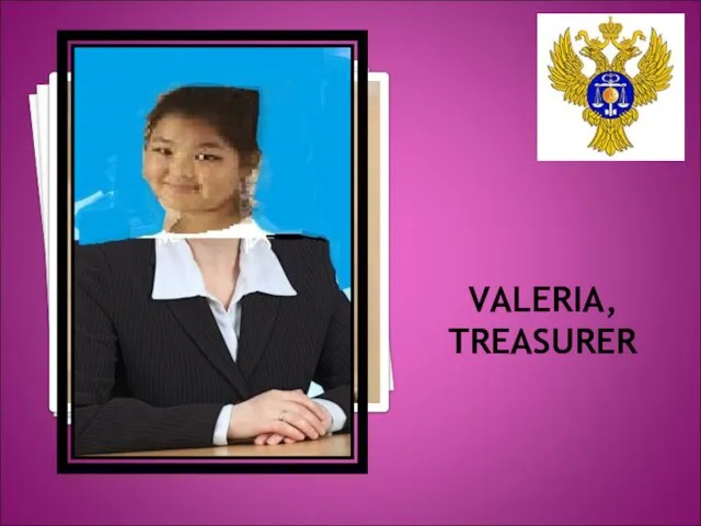 VALERIA, TREASURER