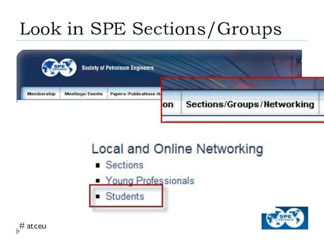 Look in SPE Sections/Groups