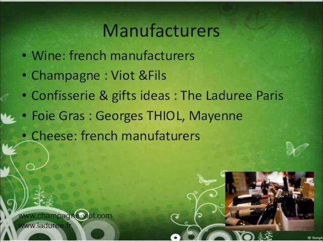 Manufacturers Wine: french manufacturers Champagne : Viot &Fils Confisserie & gifts ideas