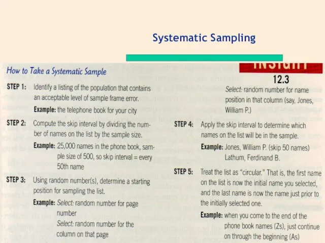 Systematic Sampling