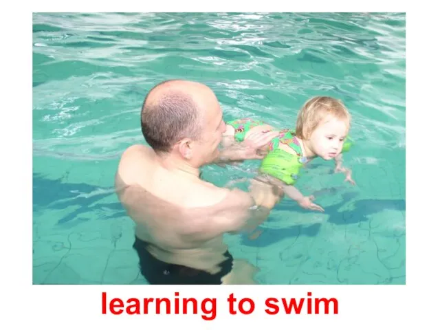 learning to swim