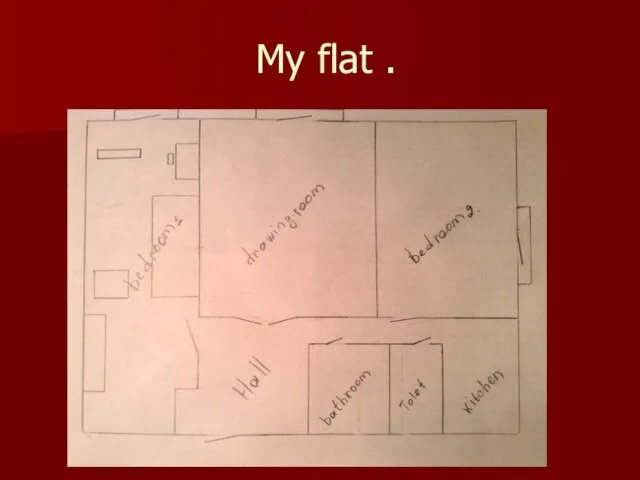 My flat .