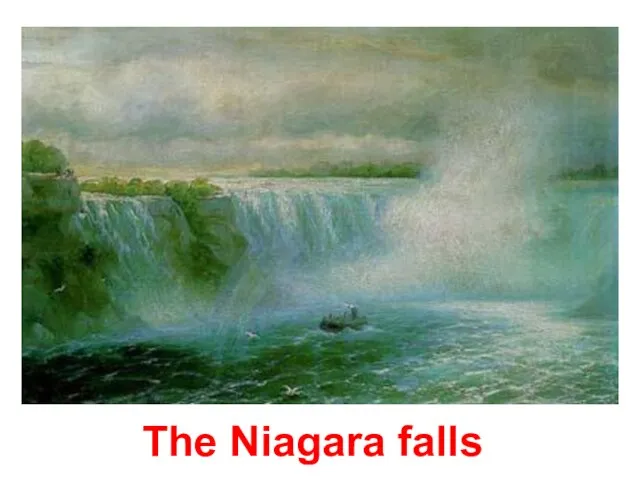 The Niagara falls