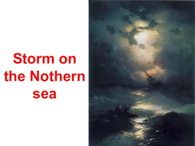 Storm on the Nothern sea