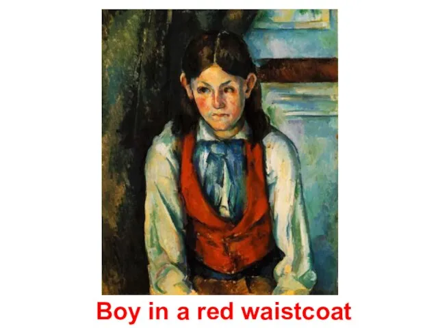 Boy in a red waistcoat