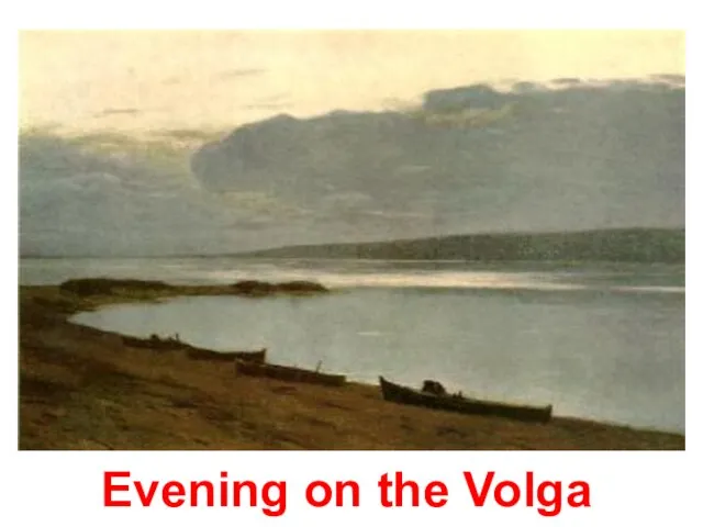 Evening on the Volga