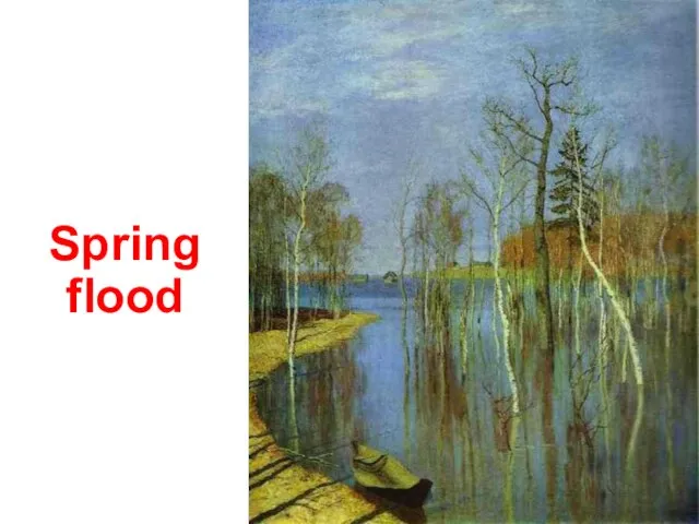 Spring flood