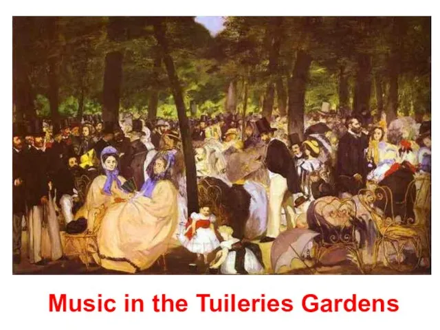 Music in the Tuileries Gardens