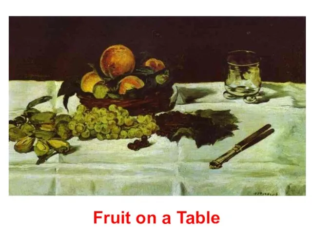 Fruit on a Table