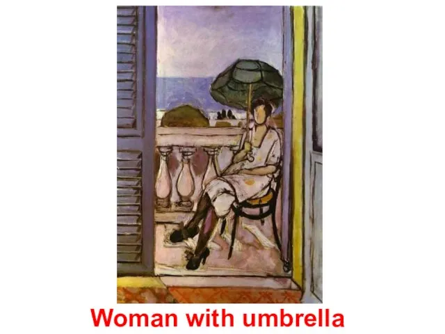 Woman with umbrella