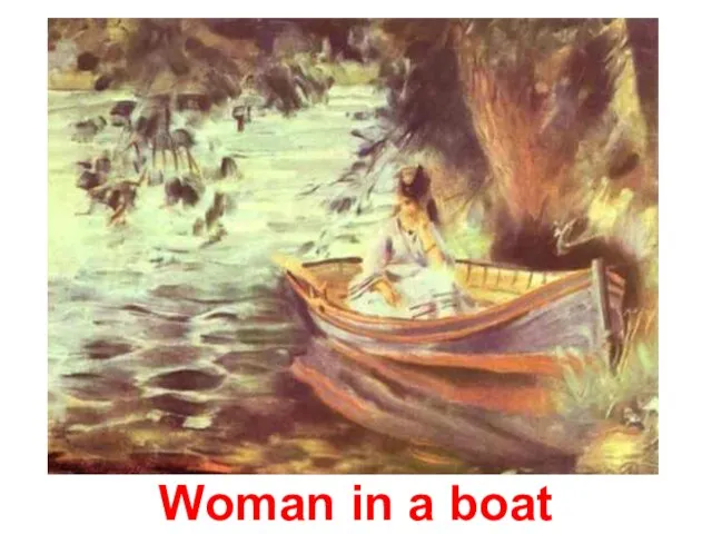 Woman in a boat