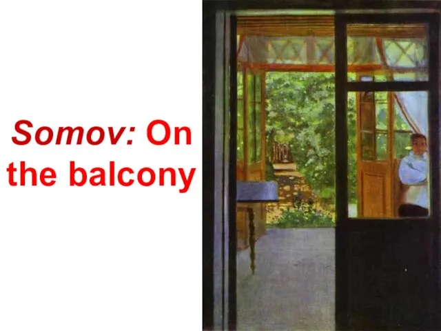 Somov: On the balcony